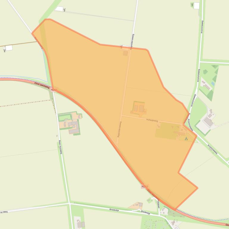 Kaart van postcodegebied 4493NV.