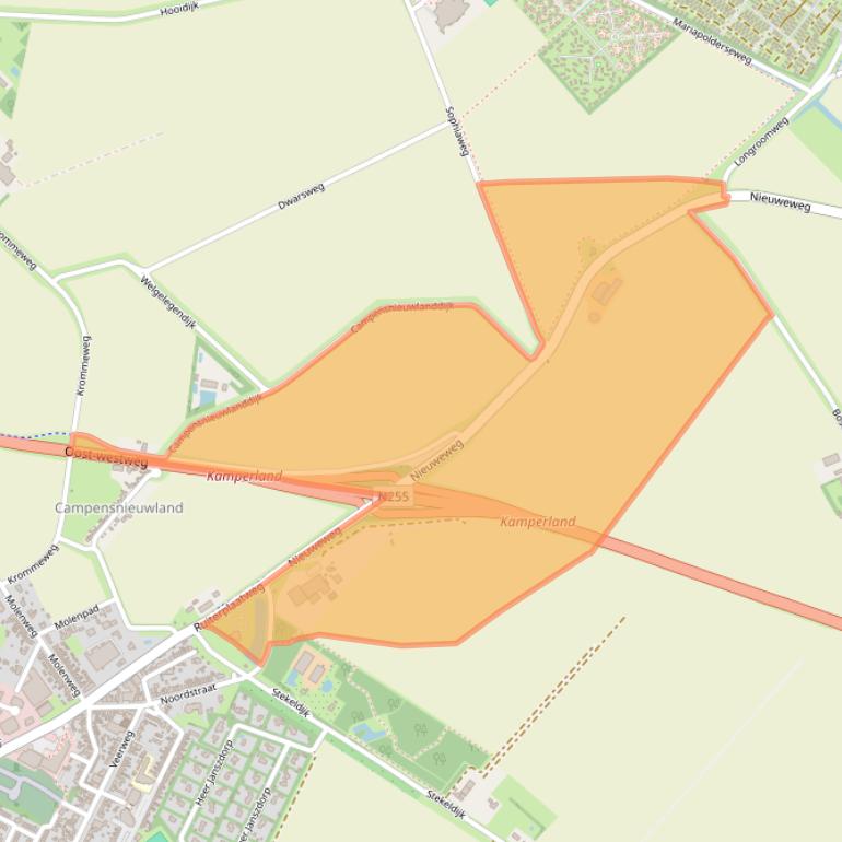 Kaart van postcodegebied 4493PA.