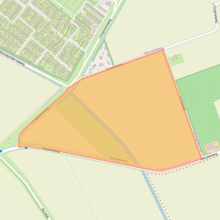 Kaart van postcodegebied 4493PC.