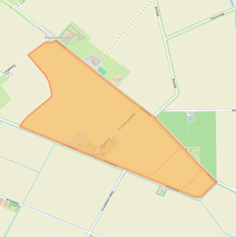 Kaart van postcodegebied 4493PM.