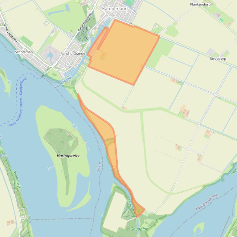 Kaart van postcodegebied 4493PR.