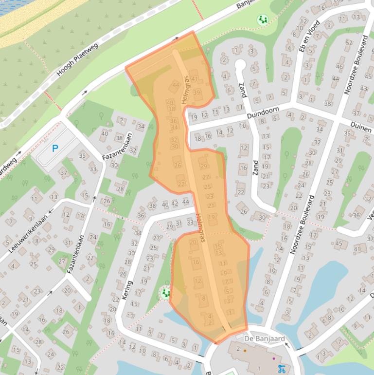 Kaart van postcodegebied 4493RM.