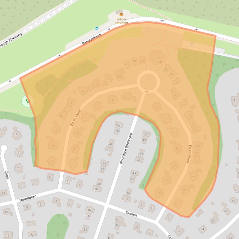 Kaart van postcodegebied 4493RR.