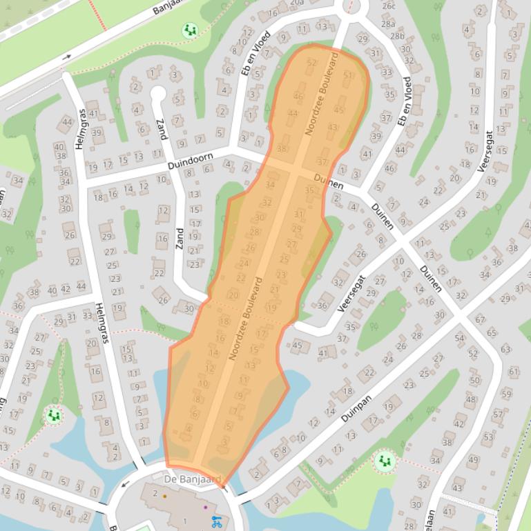 Kaart van postcodegebied 4493RS.