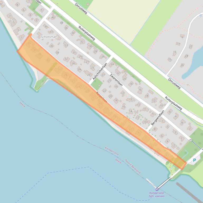 Kaart van postcodegebied 4493SB.