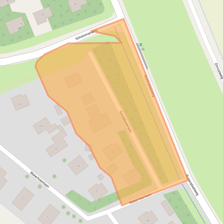 Kaart van postcodegebied 4493SL.