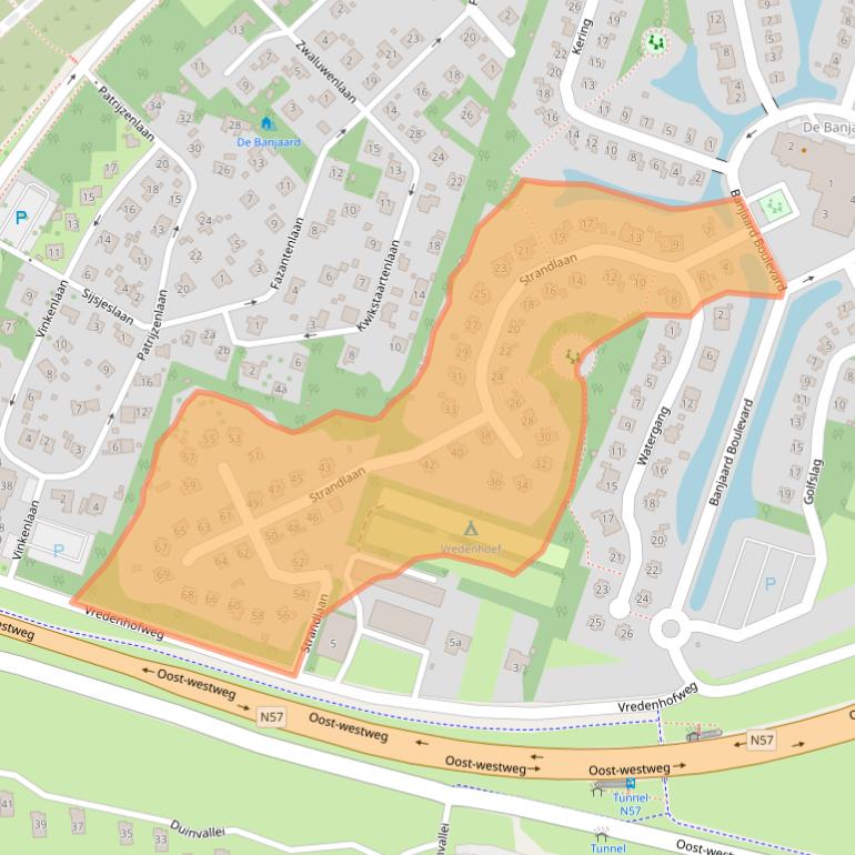 Kaart van postcodegebied 4493SX.