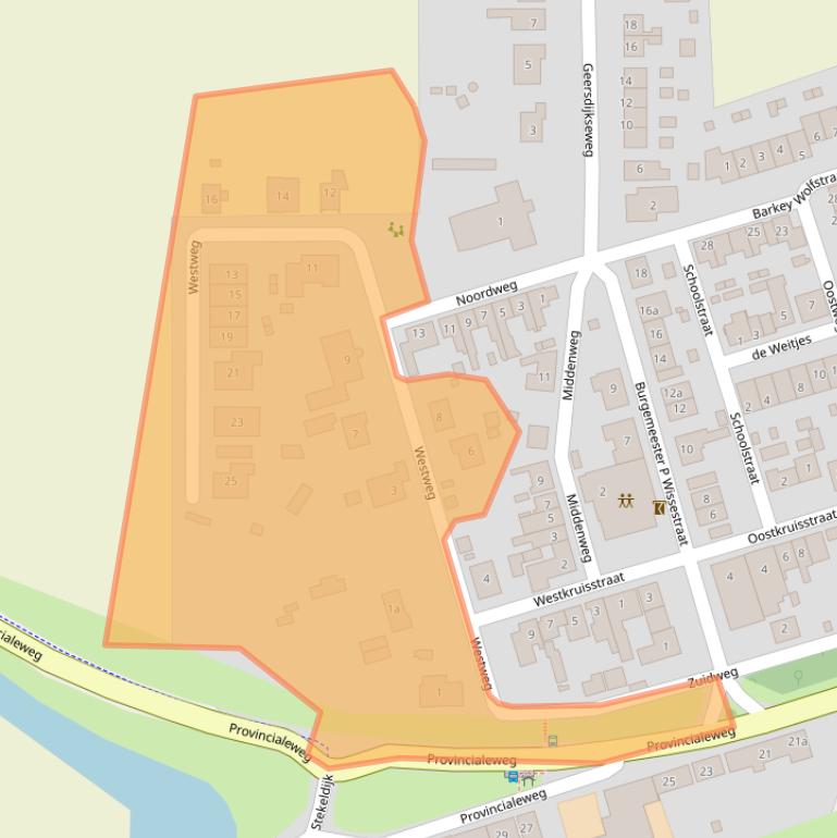 Kaart van postcodegebied 4494NC.