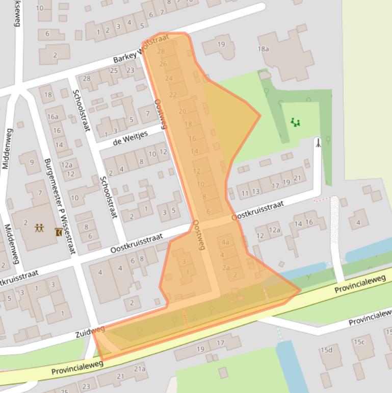 Kaart van postcodegebied 4494NN.