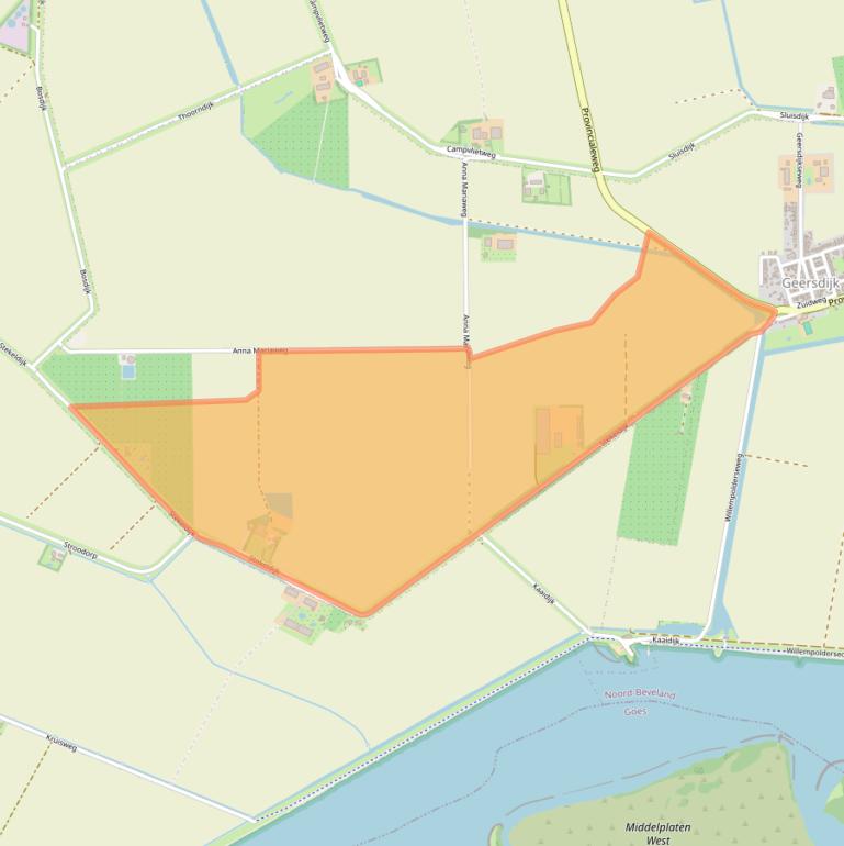 Kaart van postcodegebied 4494PC.