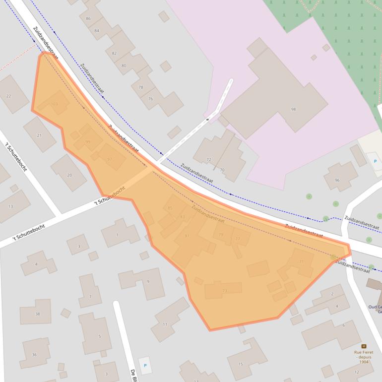 Kaart van postcodegebied 4501AN.