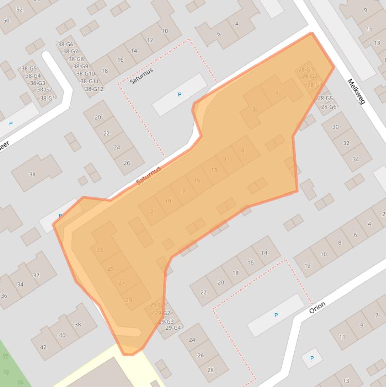 Kaart van postcodegebied 4501GC.