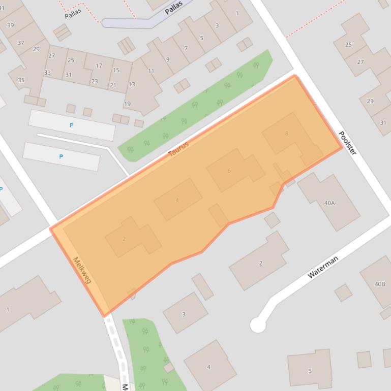 Kaart van postcodegebied 4501GL.