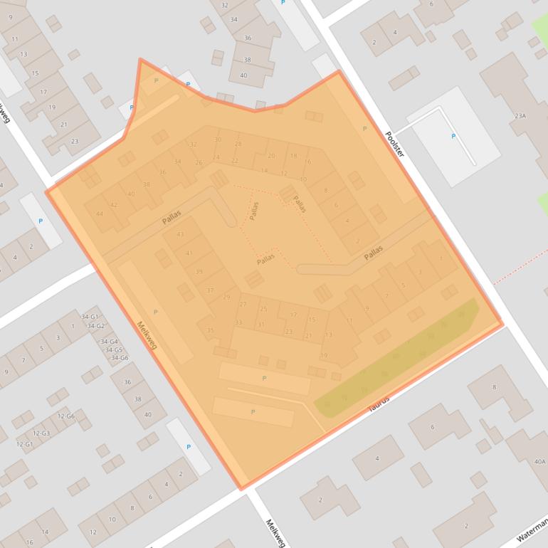 Kaart van postcodegebied 4501GR.