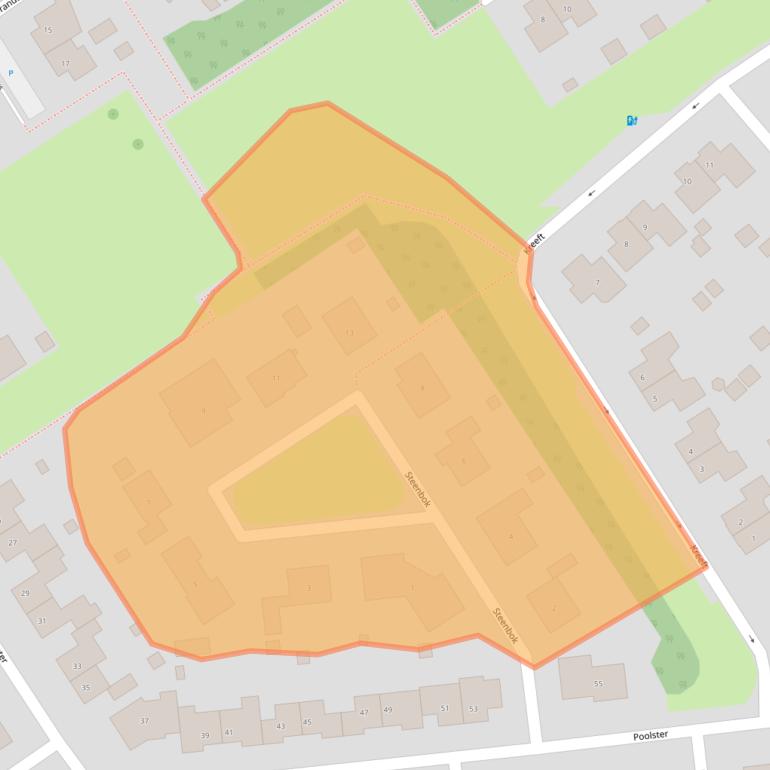Kaart van postcodegebied 4501GS.
