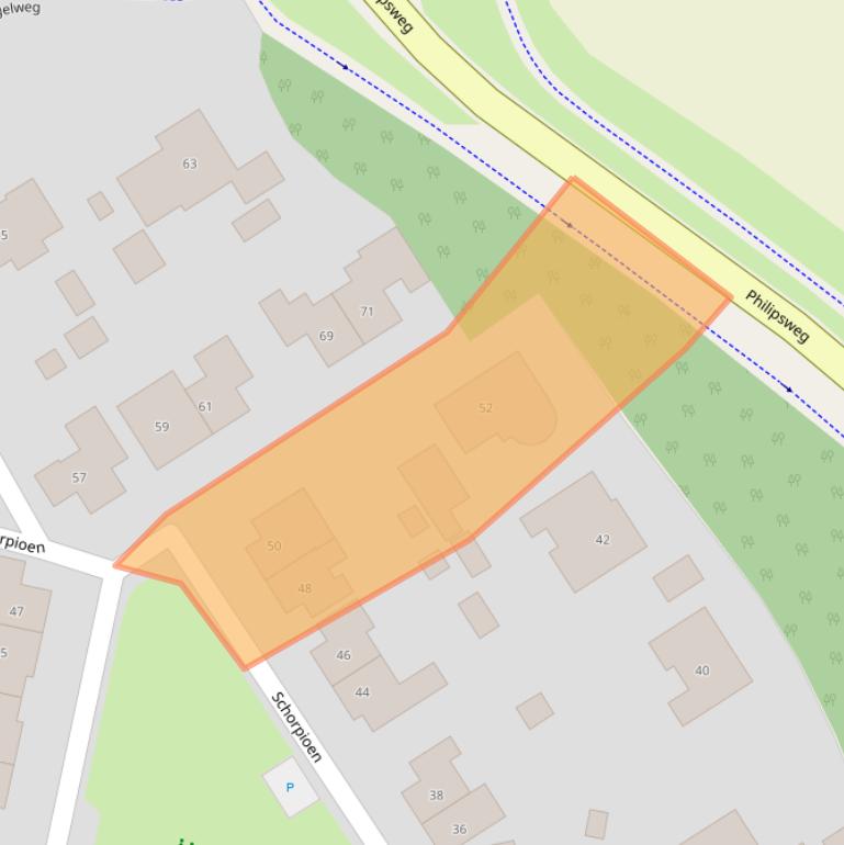 Kaart van postcodegebied 4501HD.