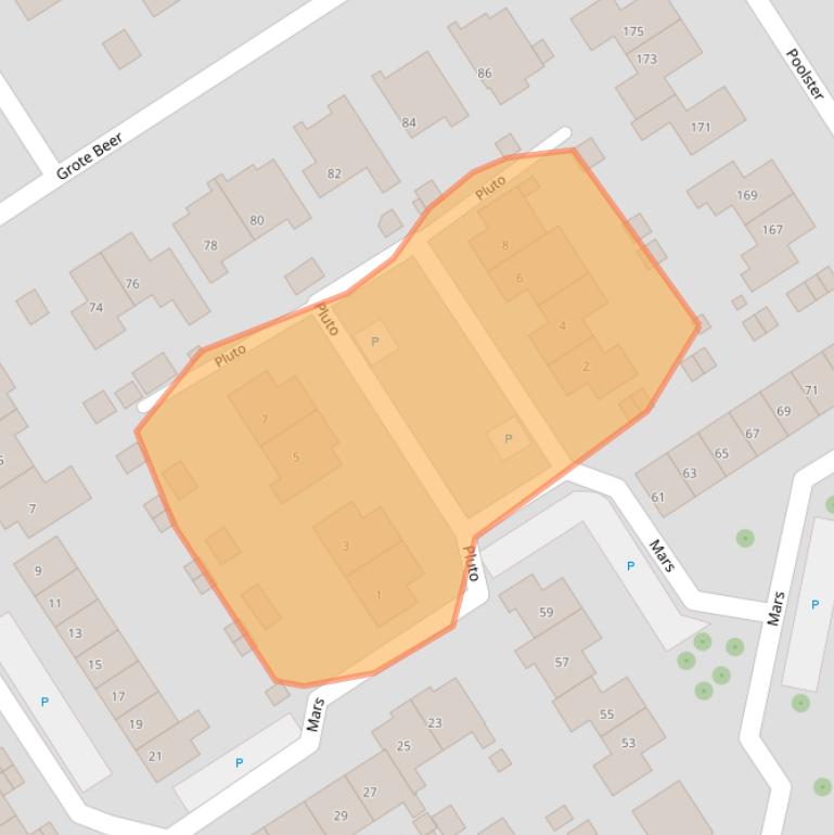 Kaart van postcodegebied 4501HM.