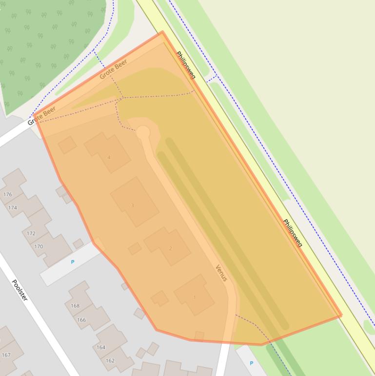 Kaart van postcodegebied 4501HN.