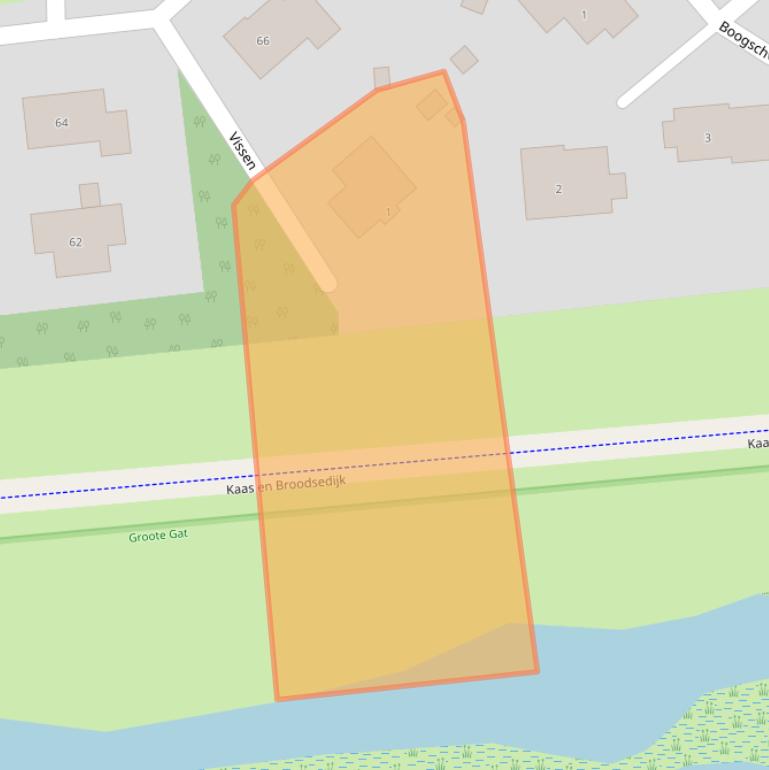 Kaart van postcodegebied 4501HW.