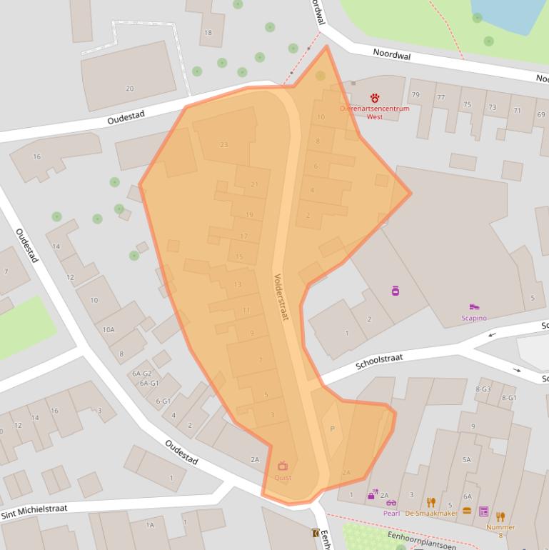 Kaart van postcodegebied 4501JM.