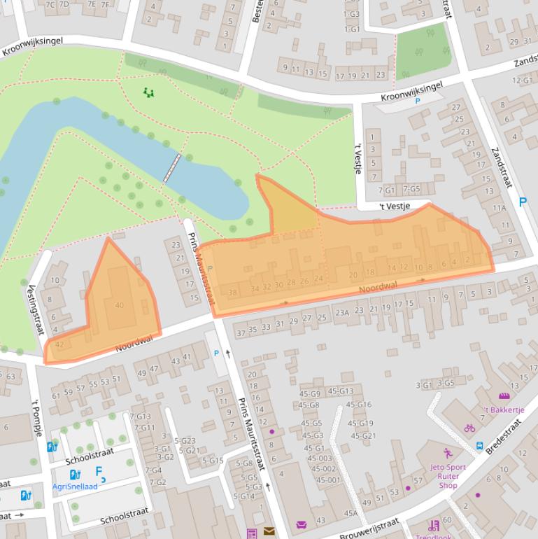 Kaart van postcodegebied 4501JV.