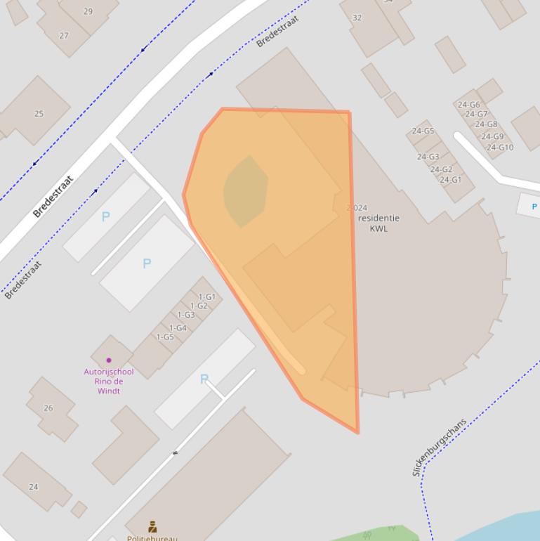 Kaart van postcodegebied 4501LD.