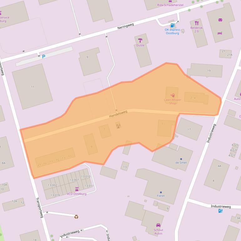 Kaart van postcodegebied 4501PG.