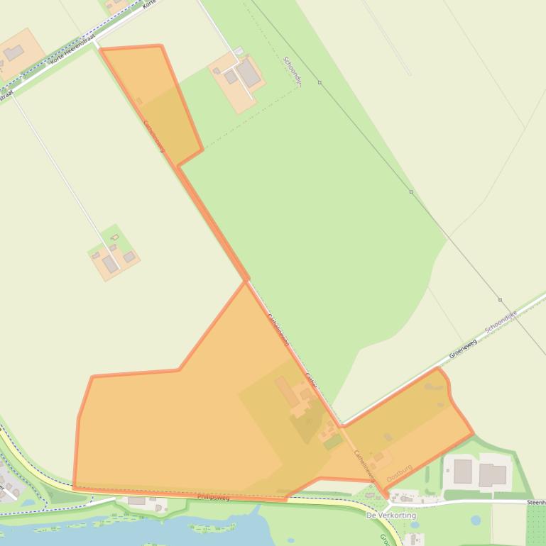 Kaart van postcodegebied 4501PT.