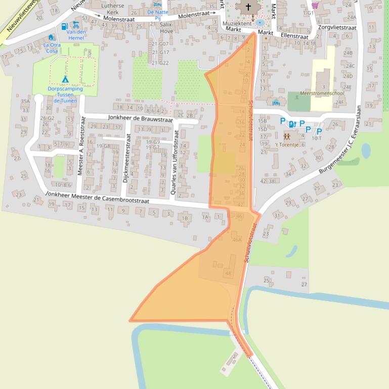 Kaart van postcodegebied 4503AL.