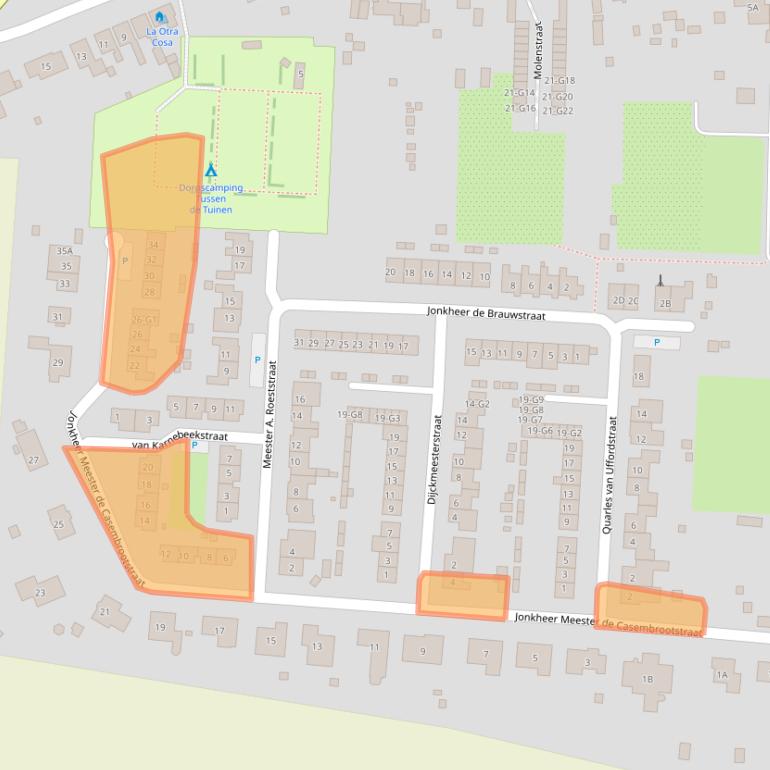 Kaart van postcodegebied 4503AN.