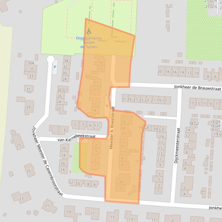 Kaart van postcodegebied 4503AS.