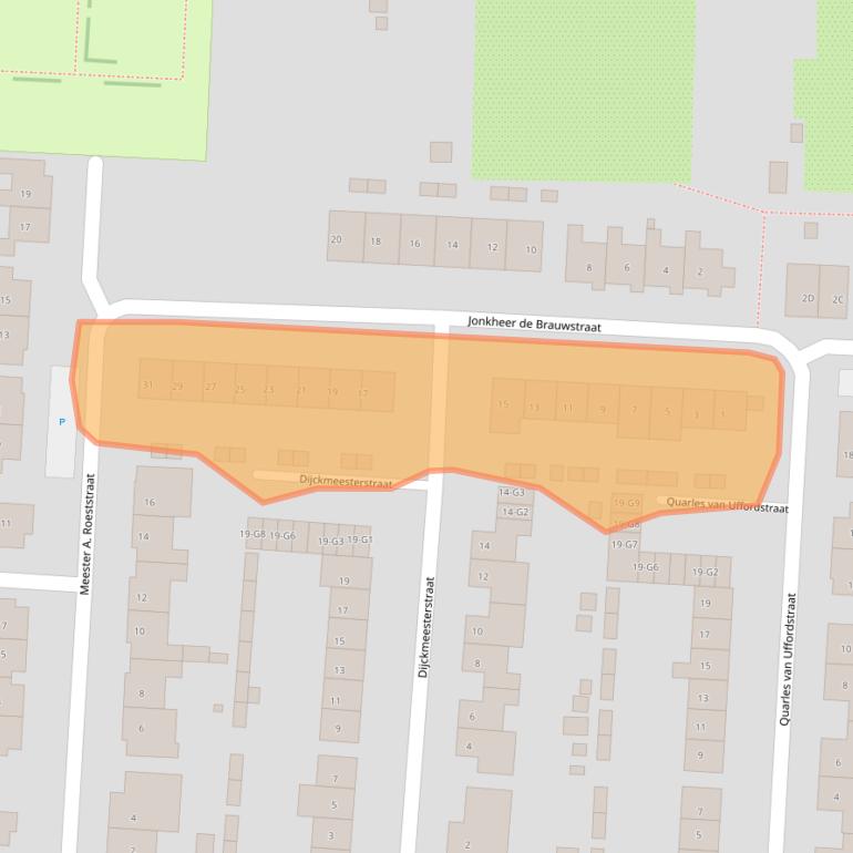 Kaart van postcodegebied 4503AV.
