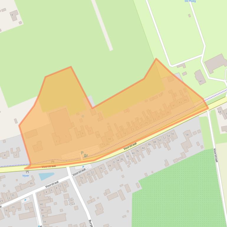 Kaart van postcodegebied 4503BH.