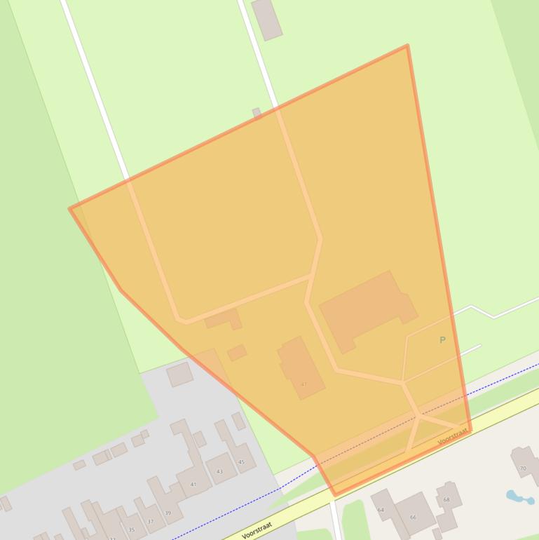 Kaart van postcodegebied 4503BL.