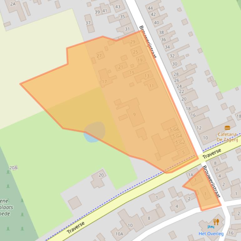 Kaart van postcodegebied 4503BN.