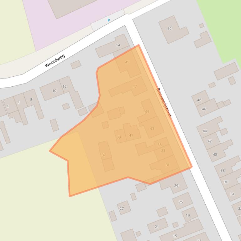 Kaart van postcodegebied 4503BP.