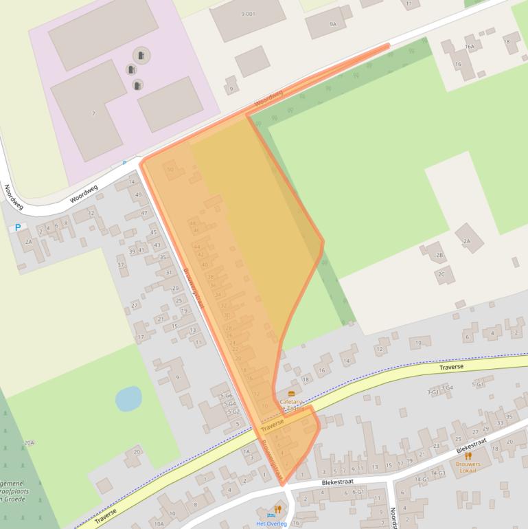 Kaart van postcodegebied 4503BR.