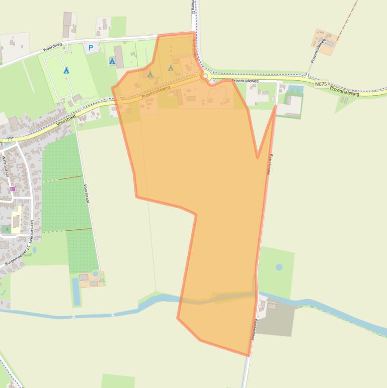 Kaart van postcodegebied 4503GC.