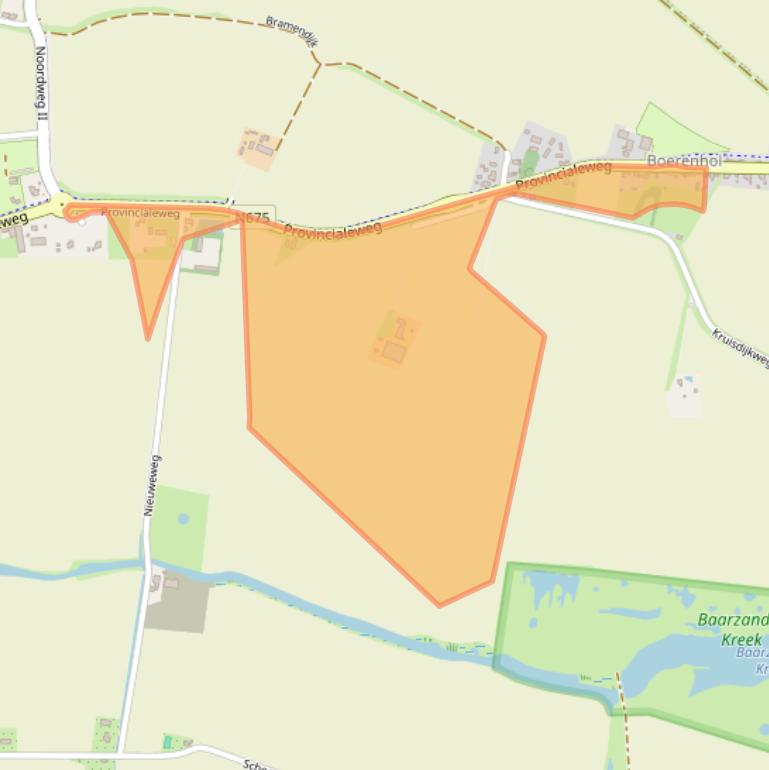 Kaart van postcodegebied 4503GE.