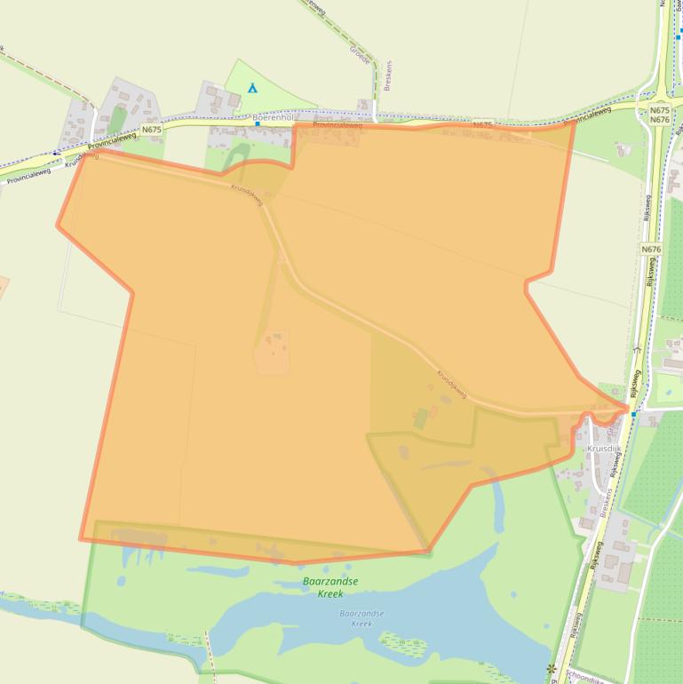 Kaart van postcodegebied 4503GG.