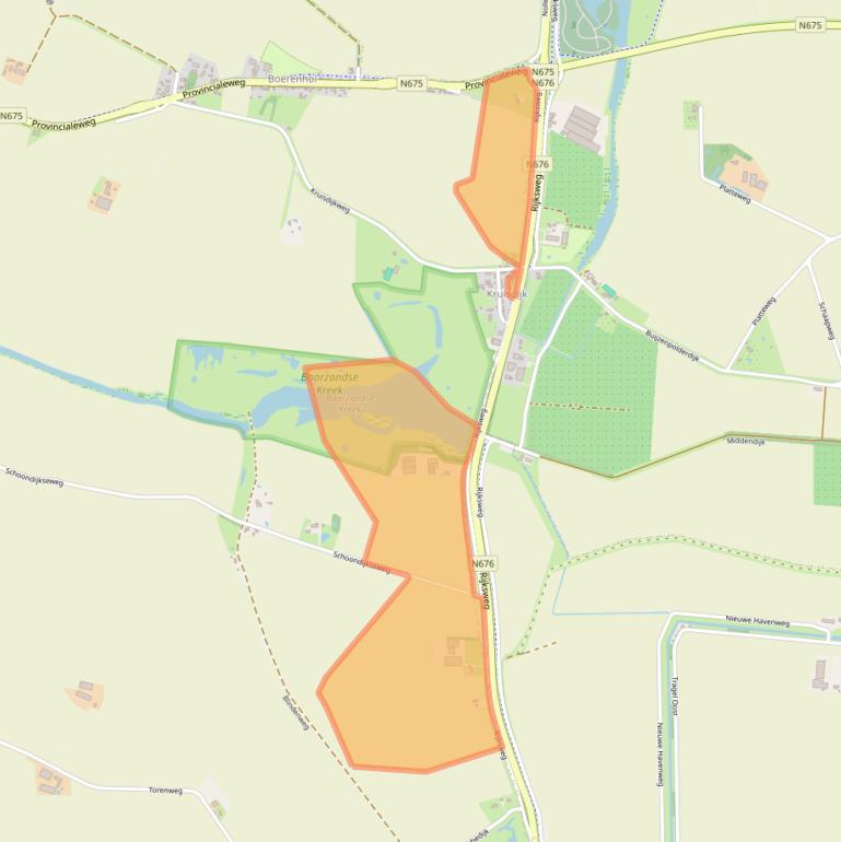 Kaart van postcodegebied 4503GJ.