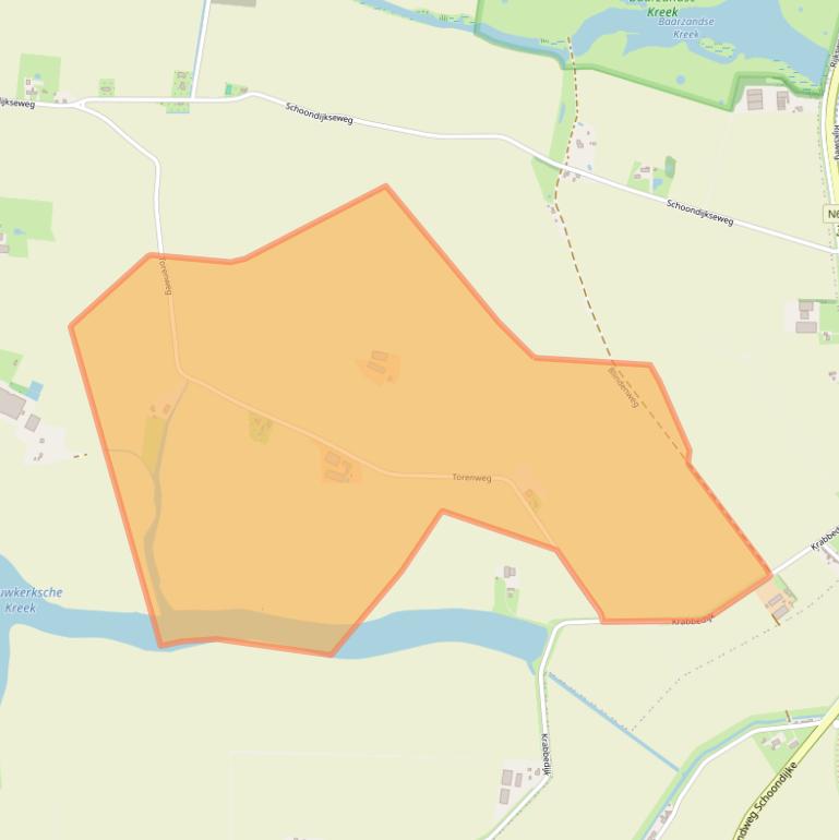 Kaart van postcodegebied 4503GP.