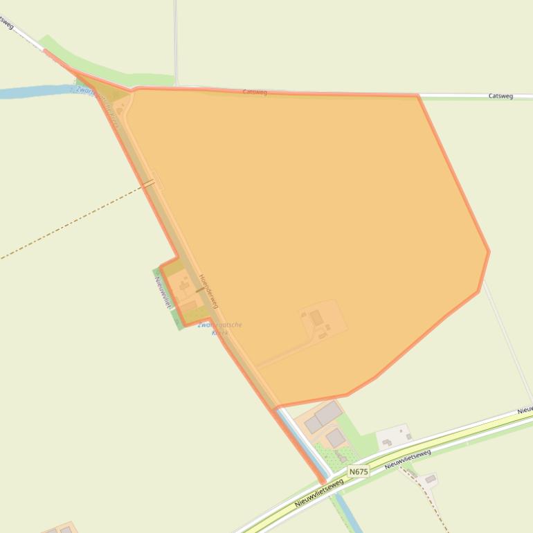 Kaart van postcodegebied 4503GZ.