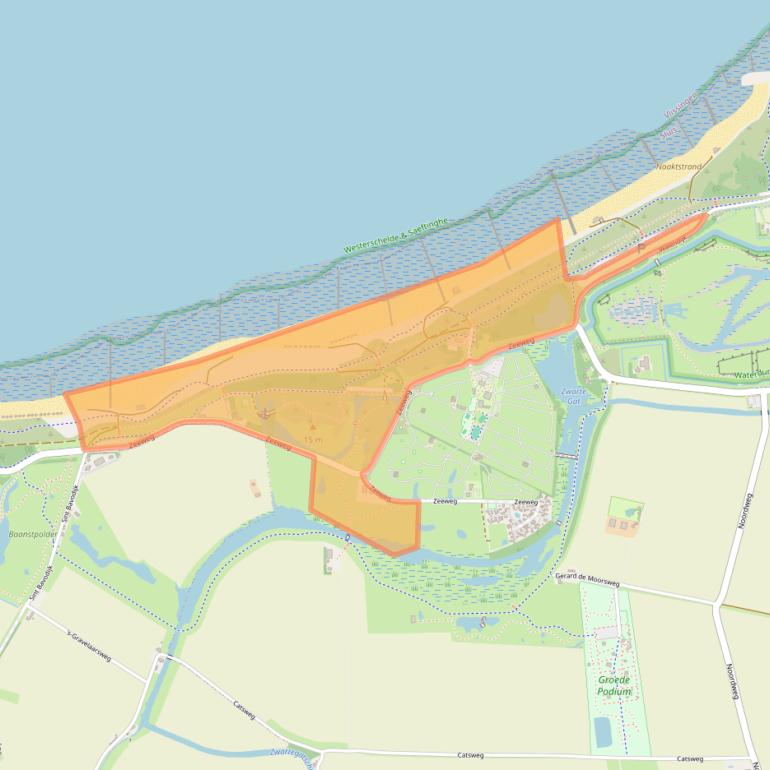 Kaart van postcodegebied 4503PC.