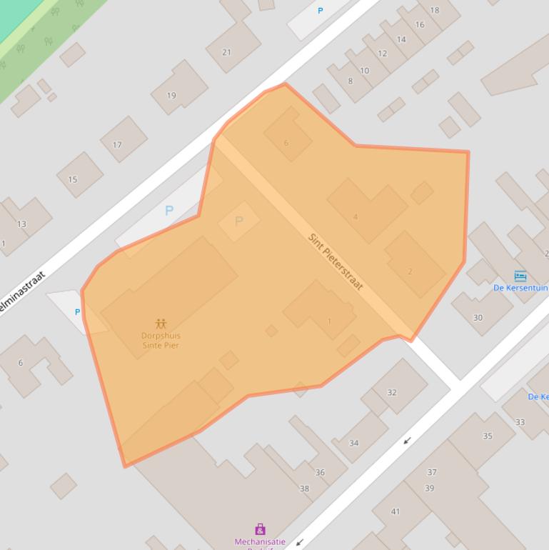 Kaart van postcodegebied 4504AK.