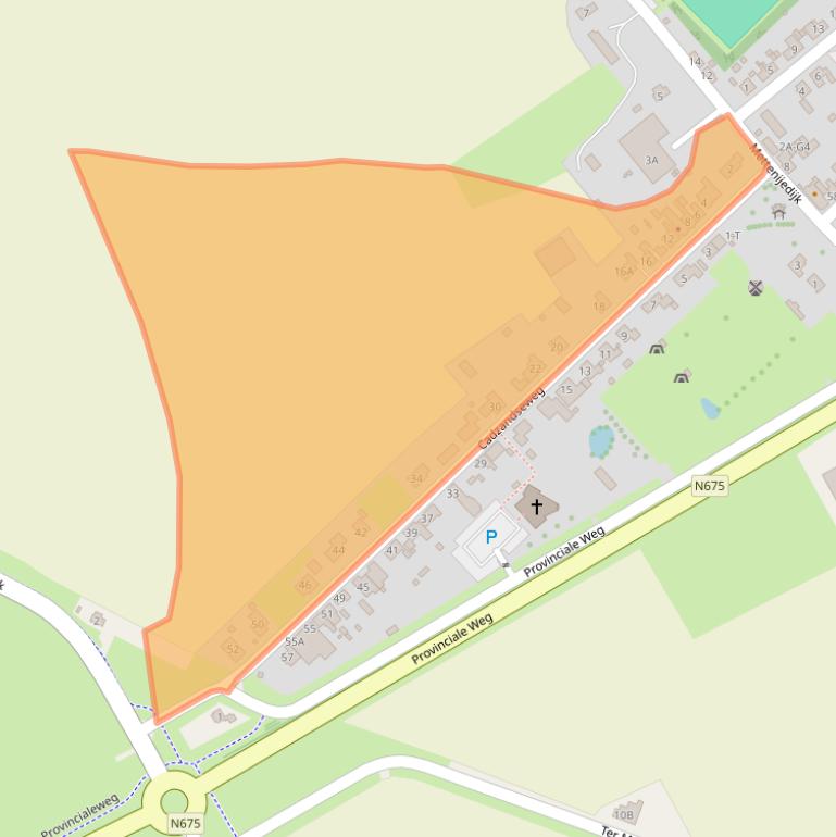 Kaart van postcodegebied 4504AN.