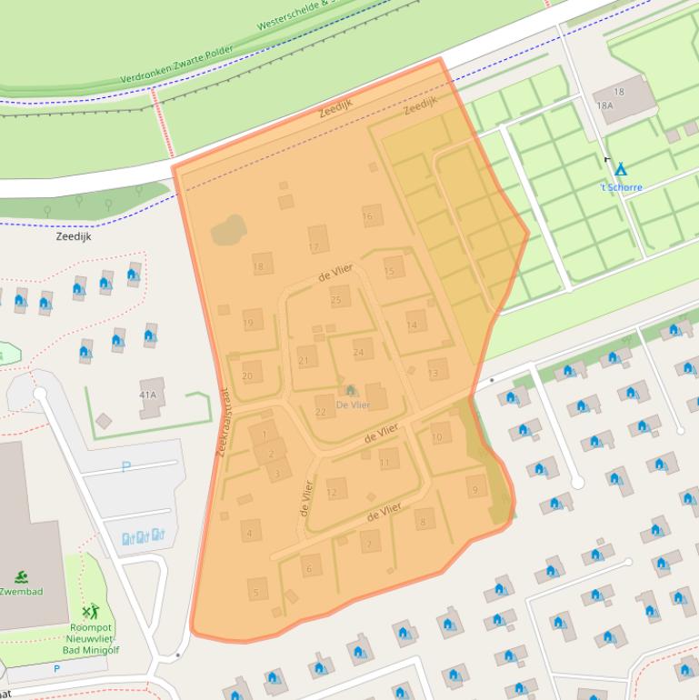 Kaart van postcodegebied 4504PJ.