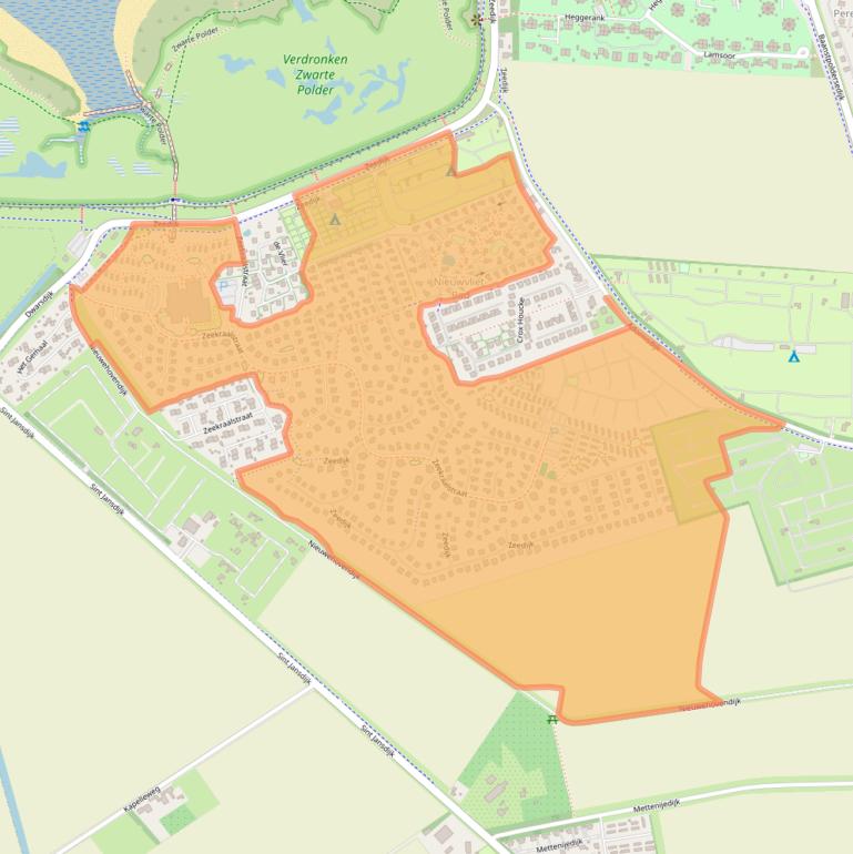 Kaart van postcodegebied 4504PN.