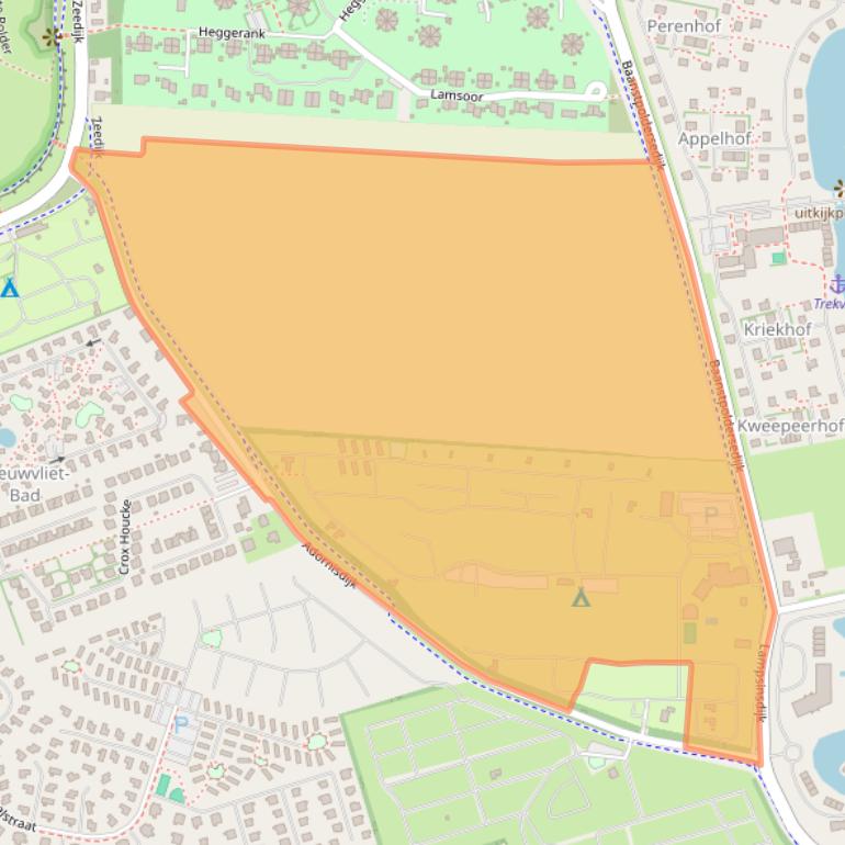 Kaart van postcodegebied 4504PS.