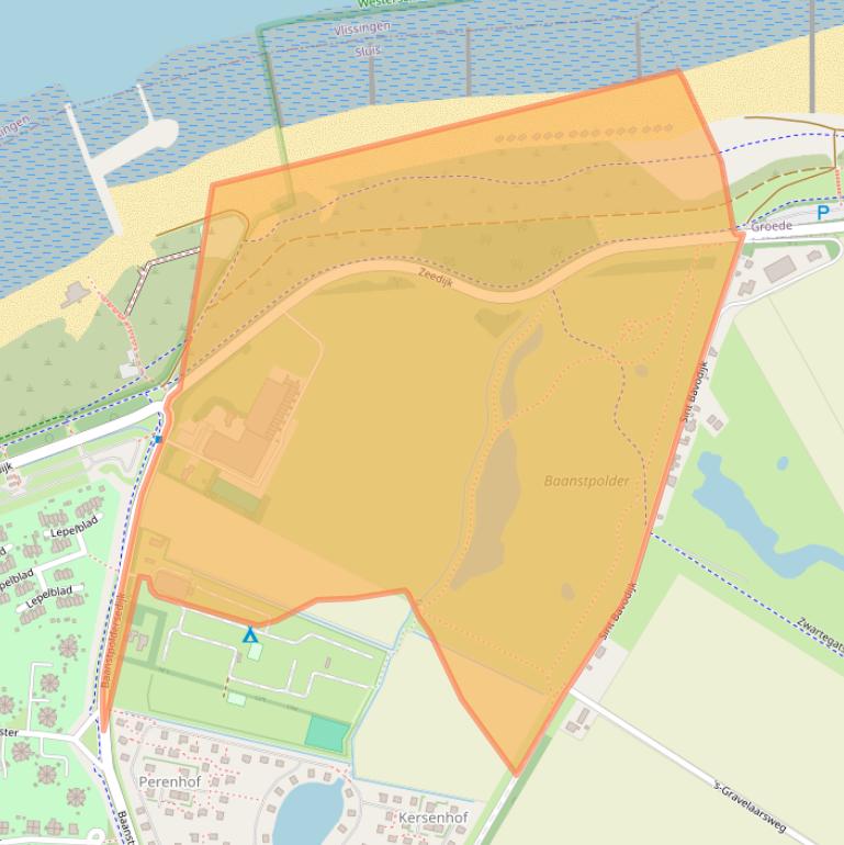 Kaart van postcodegebied 4504PT.